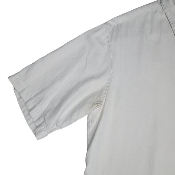 Caribbean Blue Marlin Beach Scene short Sleeve button down Shirt Mens Size M - Picture 5 of 5